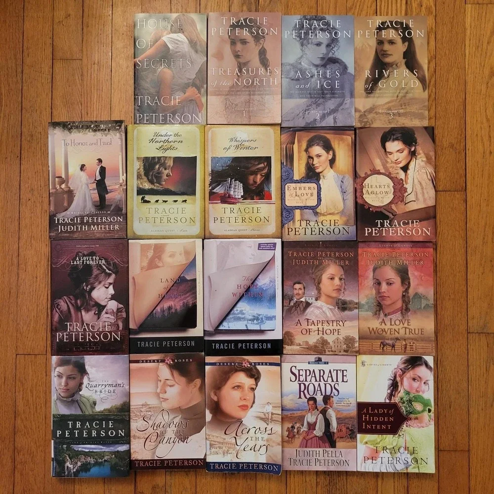 19 Christian Historical‎ Romance Fiction Books Tracie Peterson Alaska Old West